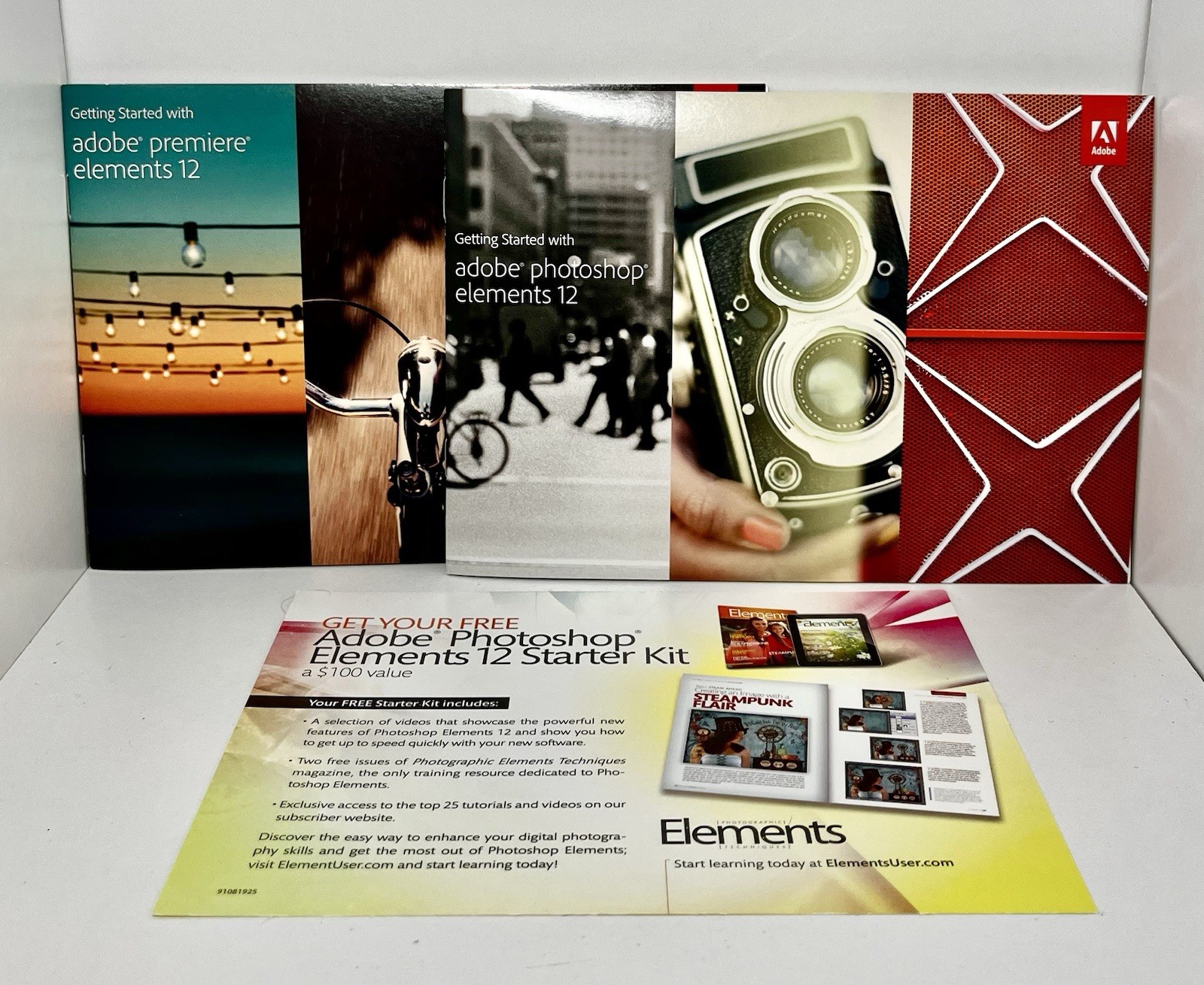 Adobe Photoshop Elements and Premiere Elements 12 – MAC / PC (bundle package)#B7