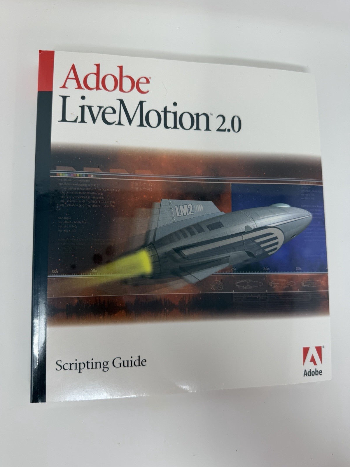 Adobe LiveMotion 2.0 Software Macintosh Mac W/Serial # & User Guide & Scripting
