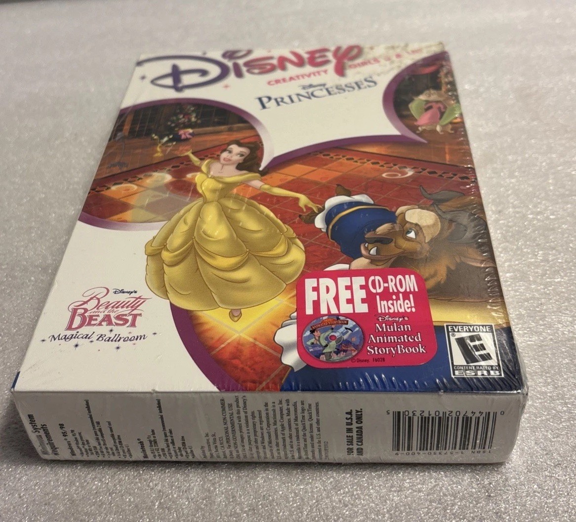 Disney’s Beauty and the Beast: Magical Ballroom PC CD-Rom Windows Mac Game New