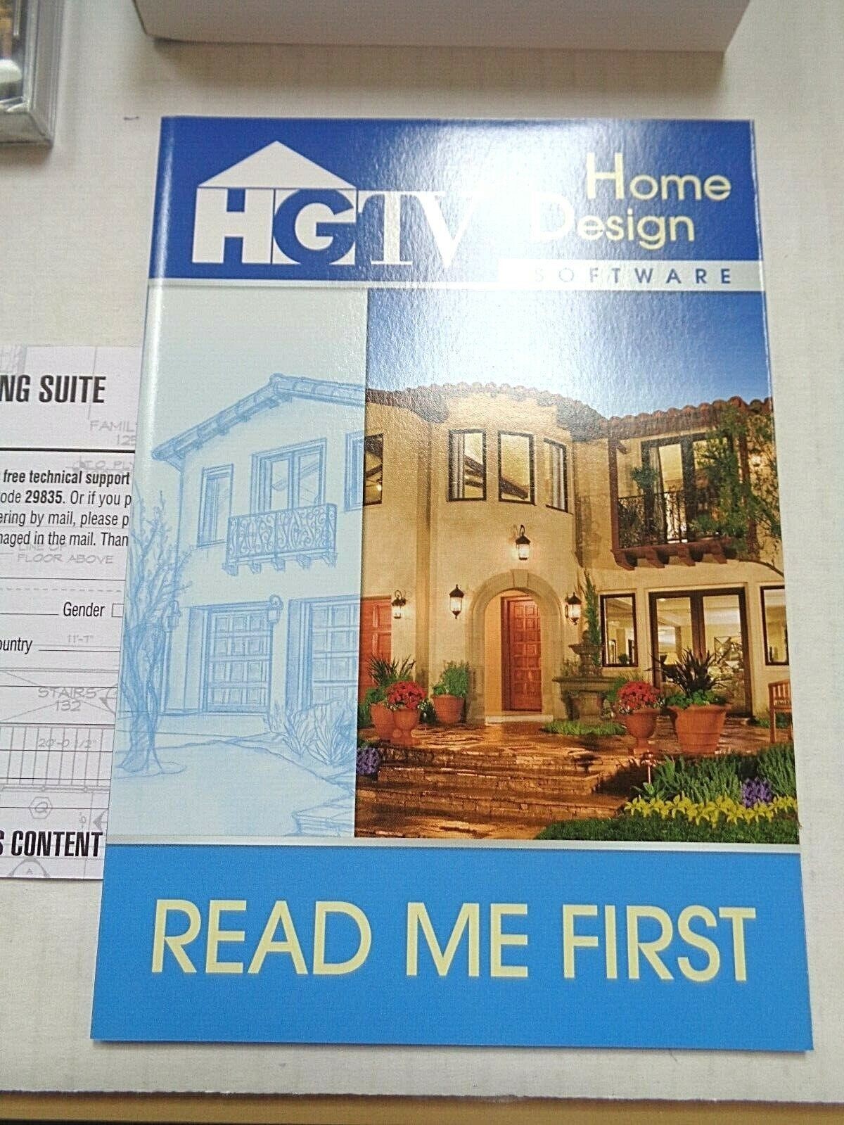 HGTV Home Design & Remodeling Suite Windows/Vista (2008 CD Rom PC) Thousands 3D