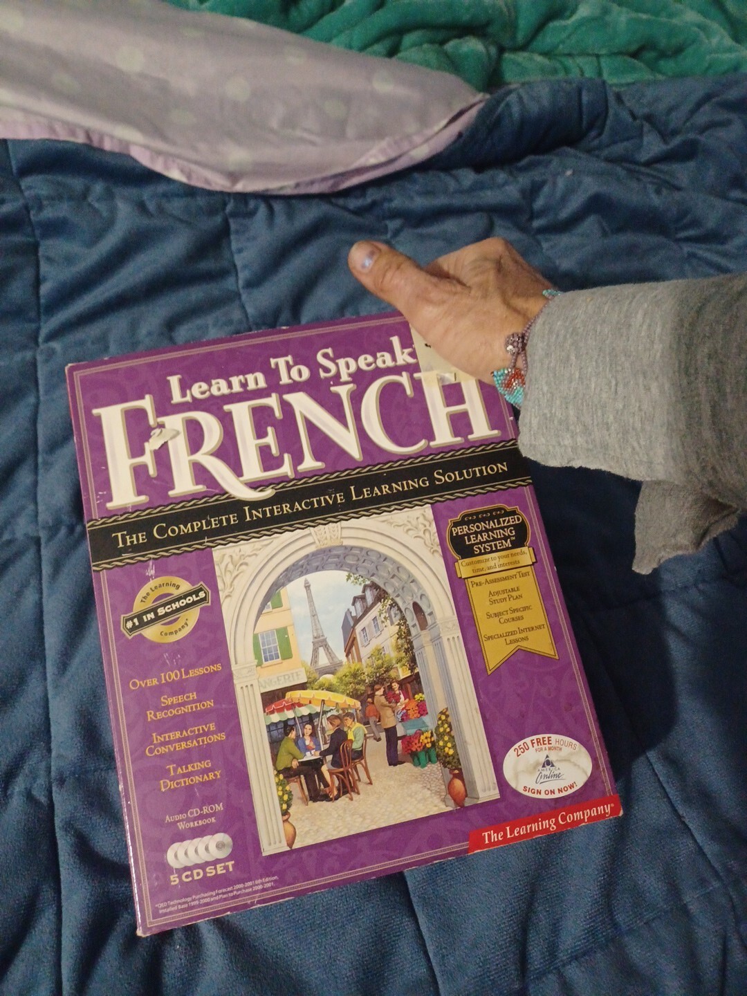 The Learning Company Learn to Speak French 7.0 3 CD Set New & Sealed