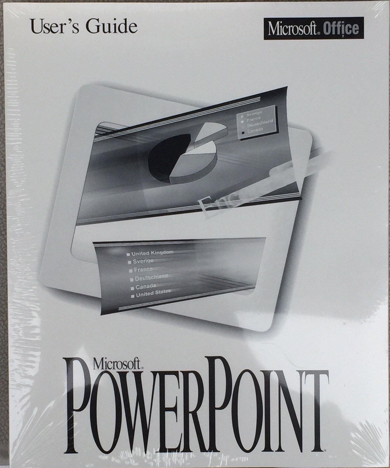 Microsoft PowerPoint v. 4.0- 12 Set 3.5″ Floppy Disks Sealed With Book – New