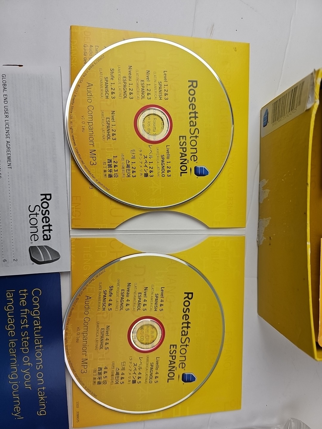 Rosetta Stone V4 TOTALe: Spanish (Spain) Level 1-5 Set for PC, Mac Headphones