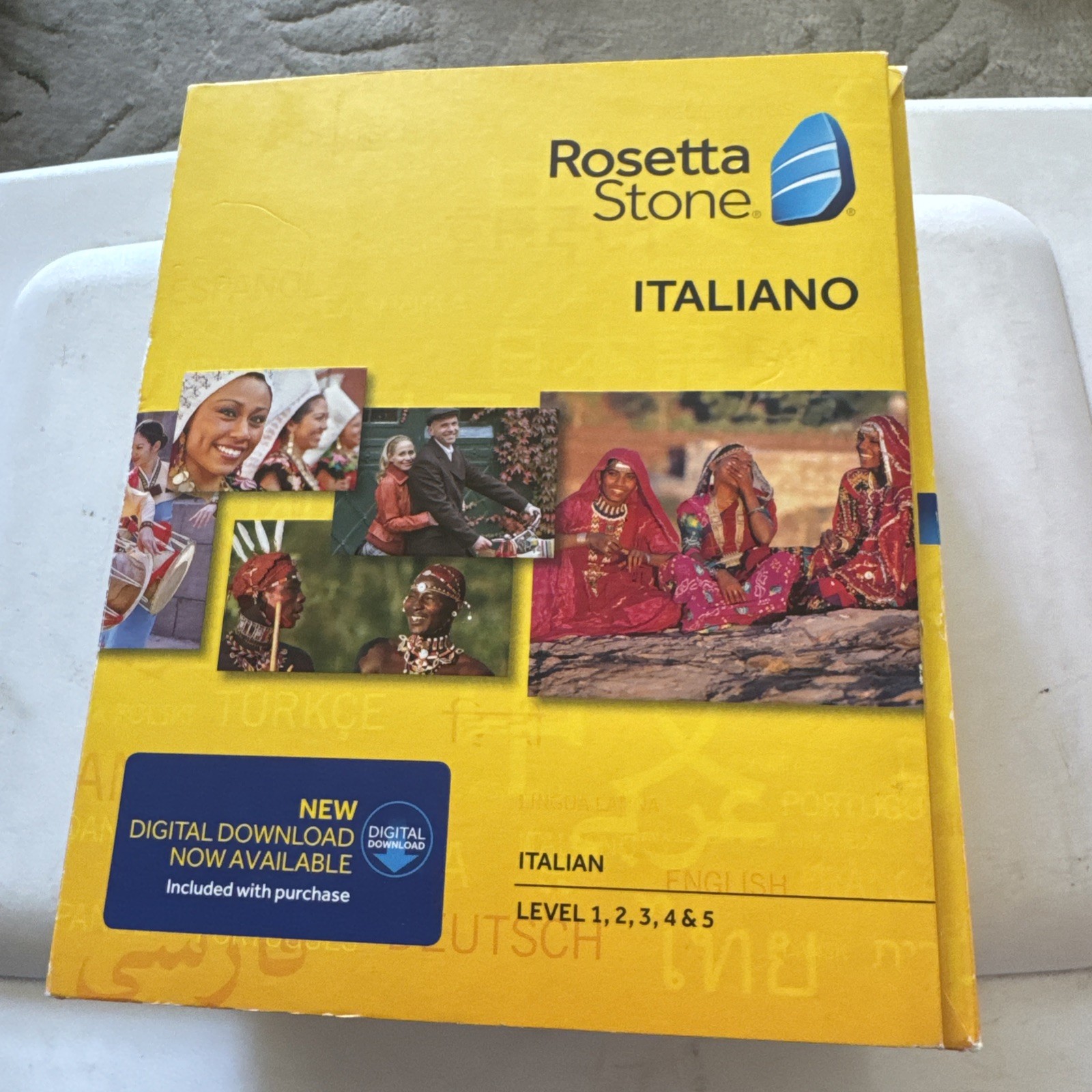 Rosetta Stone Italiano Version 4 Level 1,2,3,4,5 Set