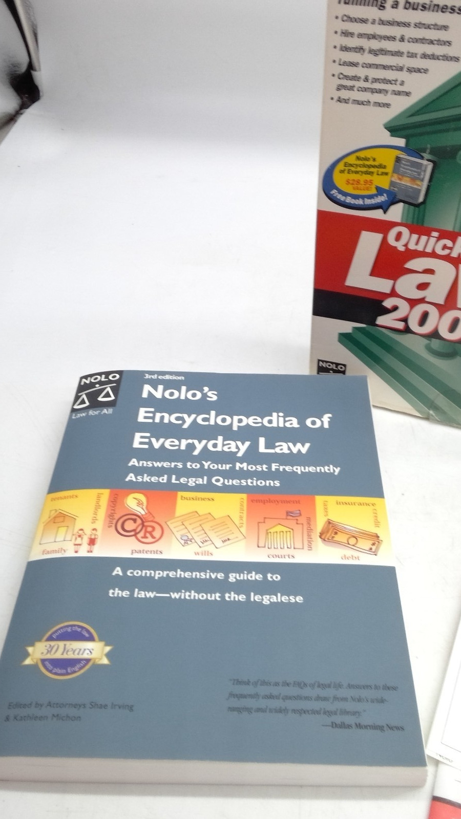 QUICKEN LAWYER 2002 – Business Deluxe – For Windows 95/98/2000/ME/XP – Pre-Owned