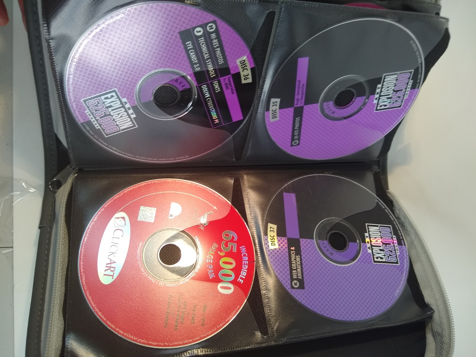 Lot Of Clip Art Explosion 525,000 Image, incredible 65,000 Pak, 250,000…