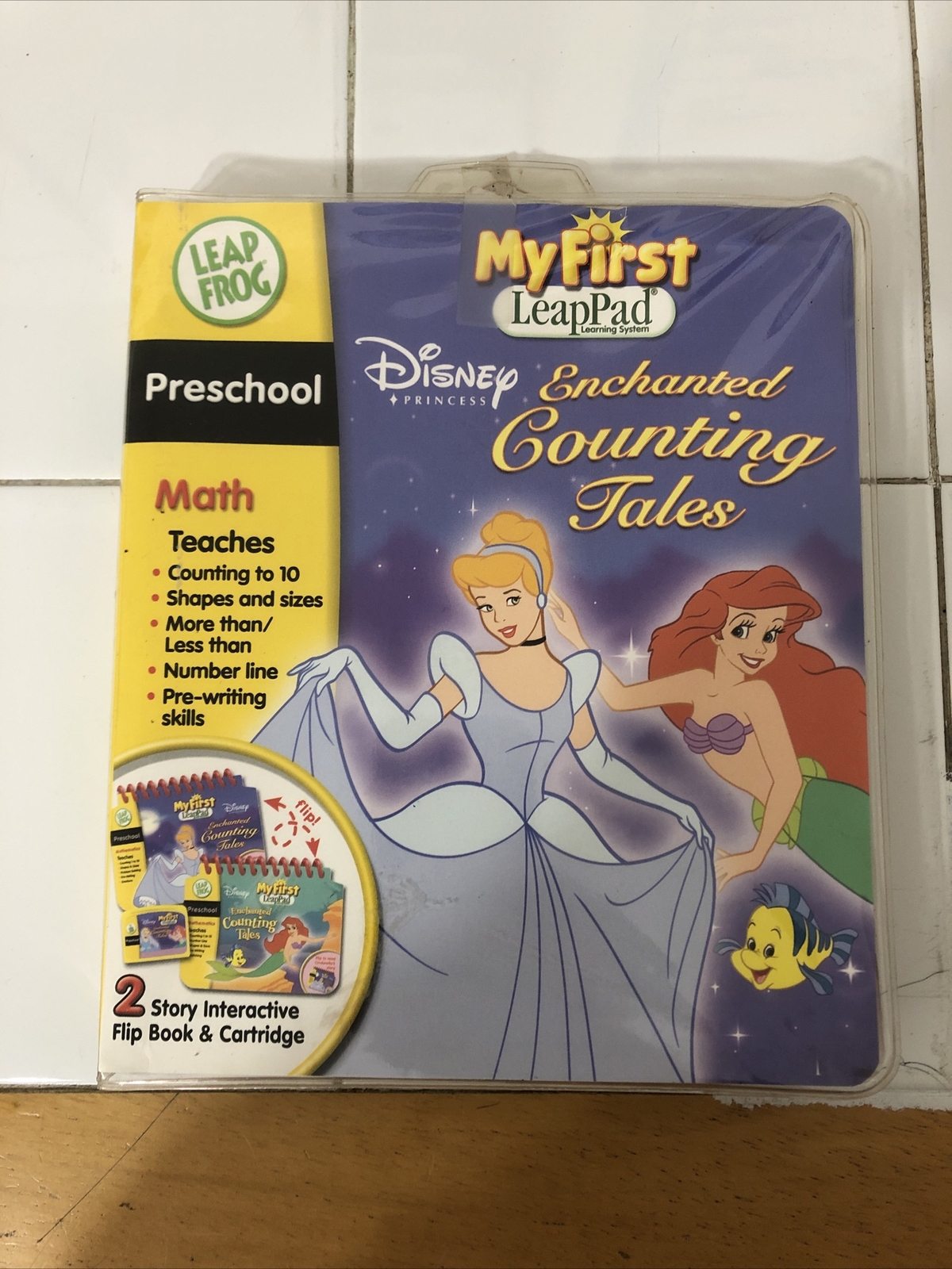 LeapFrog MY FIRST LEAP PAD – Disney PRINCESS Counting Tales Book & Cartridge