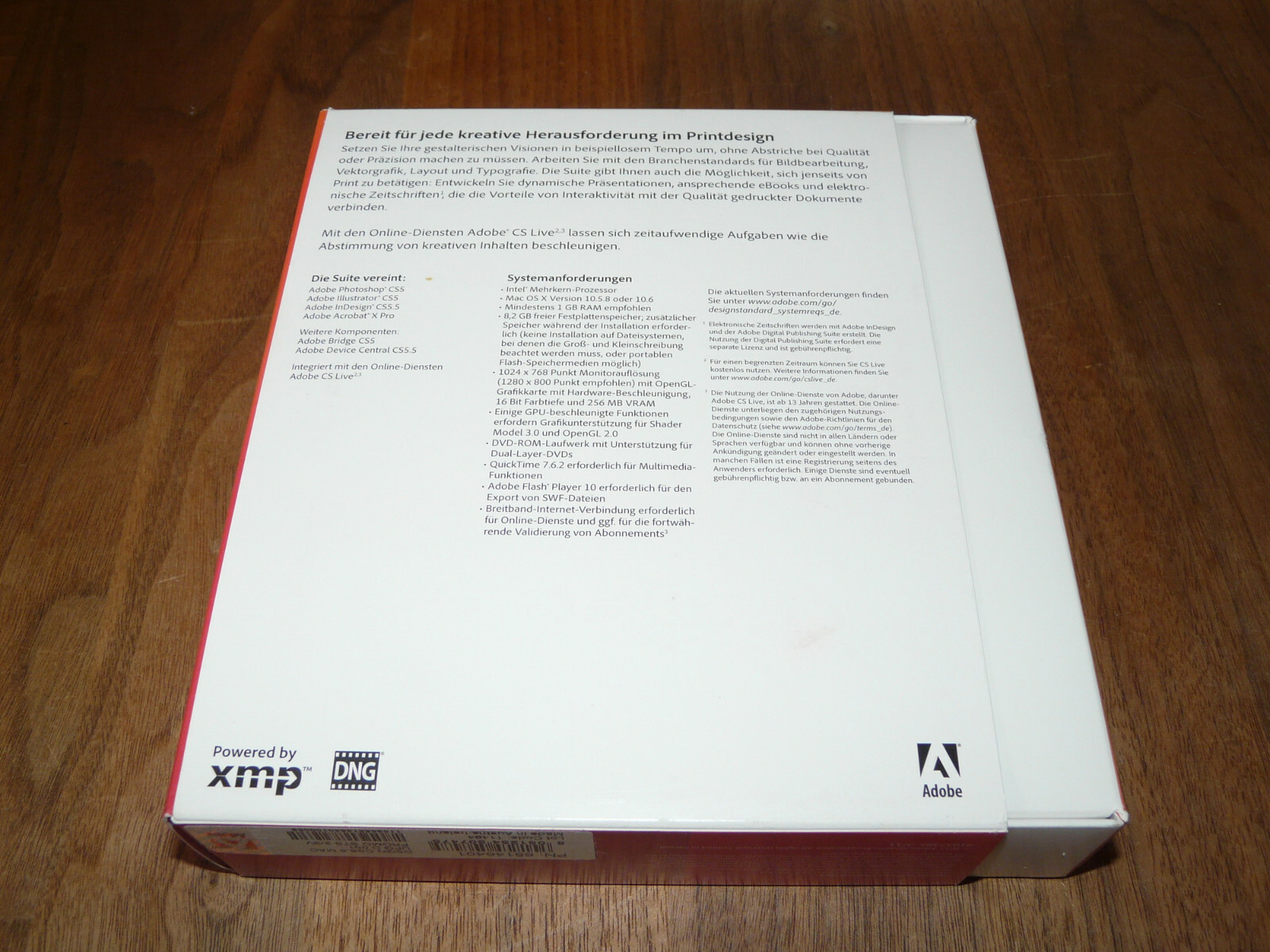 Adobe Creative Suite 5.5 CS5.5 Design Standard für Mac deutsche Vollversion