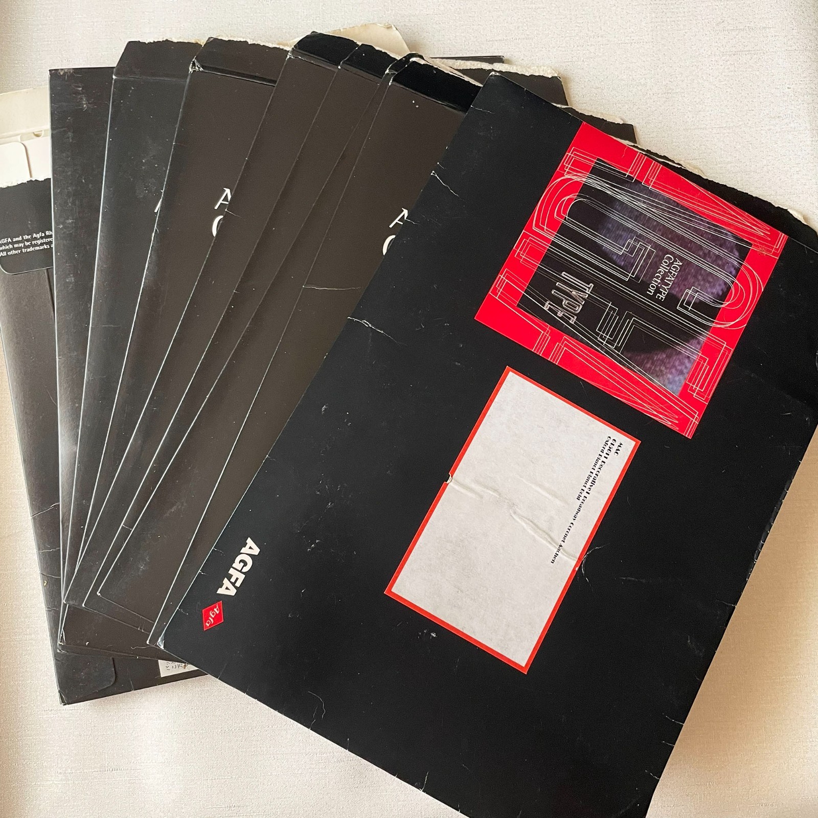 AgfaType Collection 9 Disk Set Macintosh Fonts Vintage DTP Designer Lot