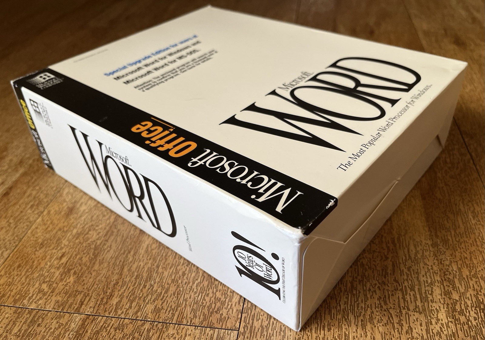 Microsoft Office Word Version 6.0 For Windows MS-DOS PC Big Box Upgrade Edition