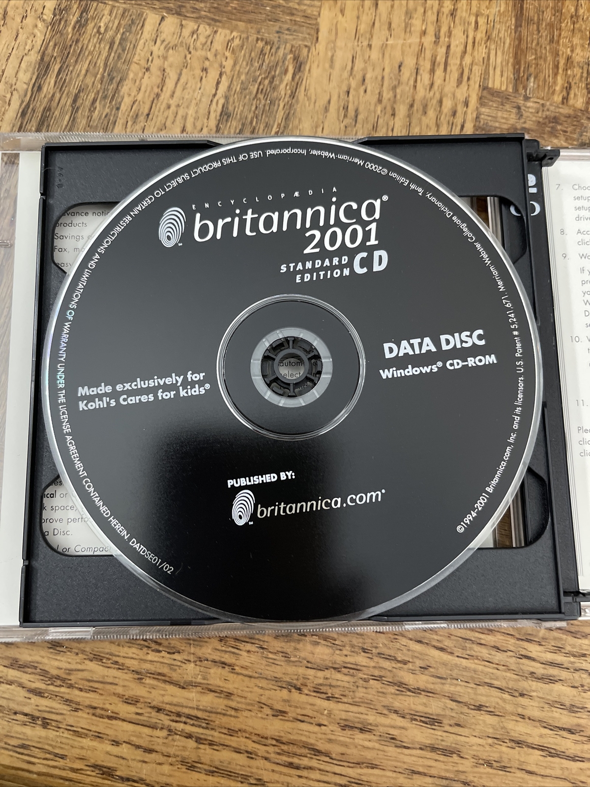 Britannica 2001 PC Software