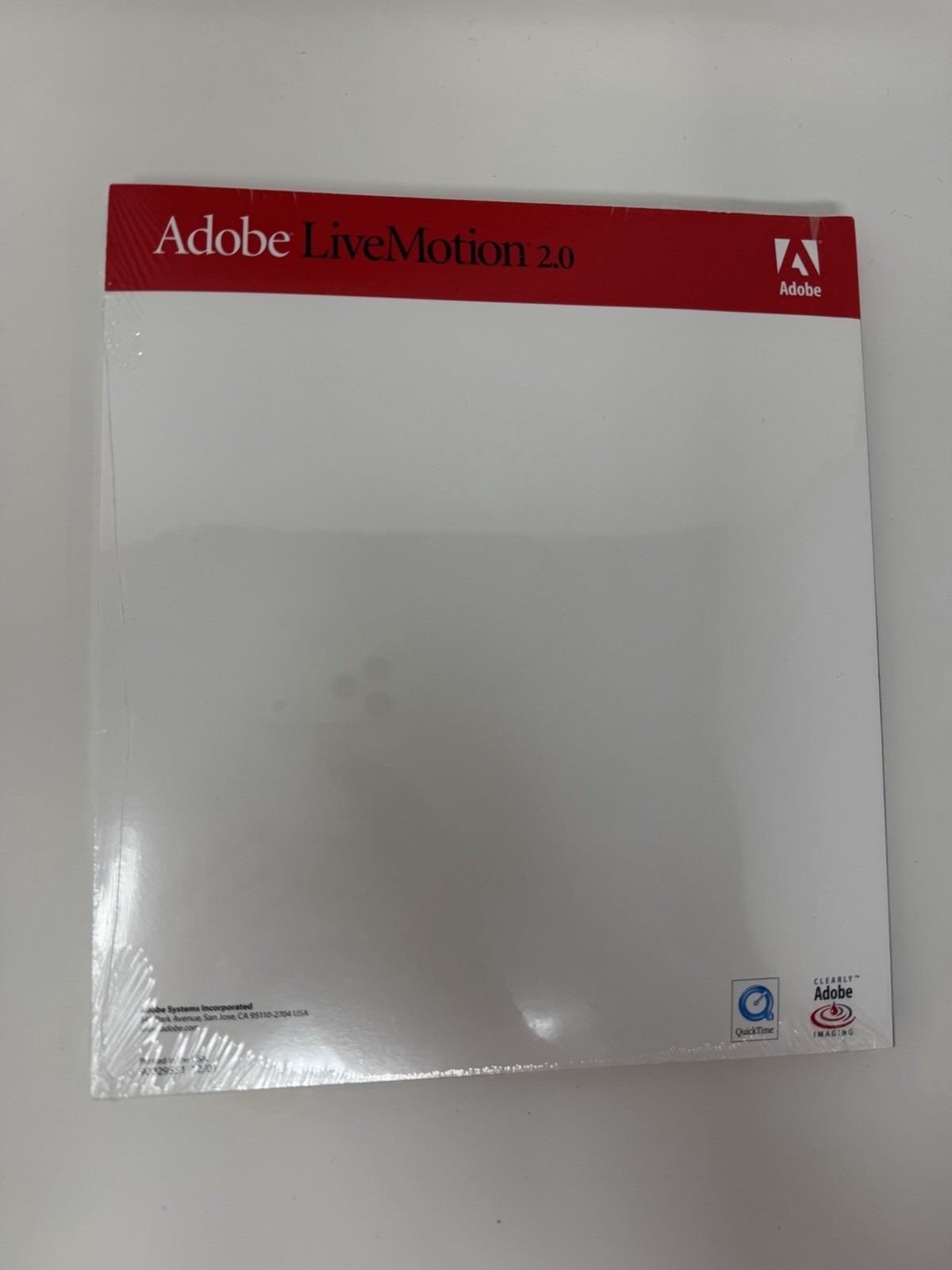 Adobe LiveMotion 2.0 Software Macintosh Mac W/Serial # & User Guide & Scripting