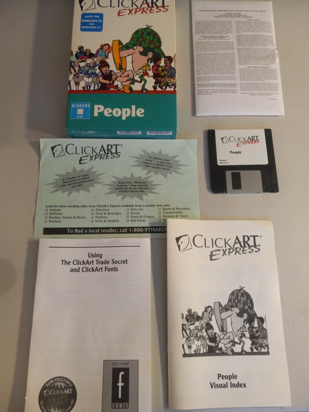 Click Art Express – People WINDOWS DISK Retro
