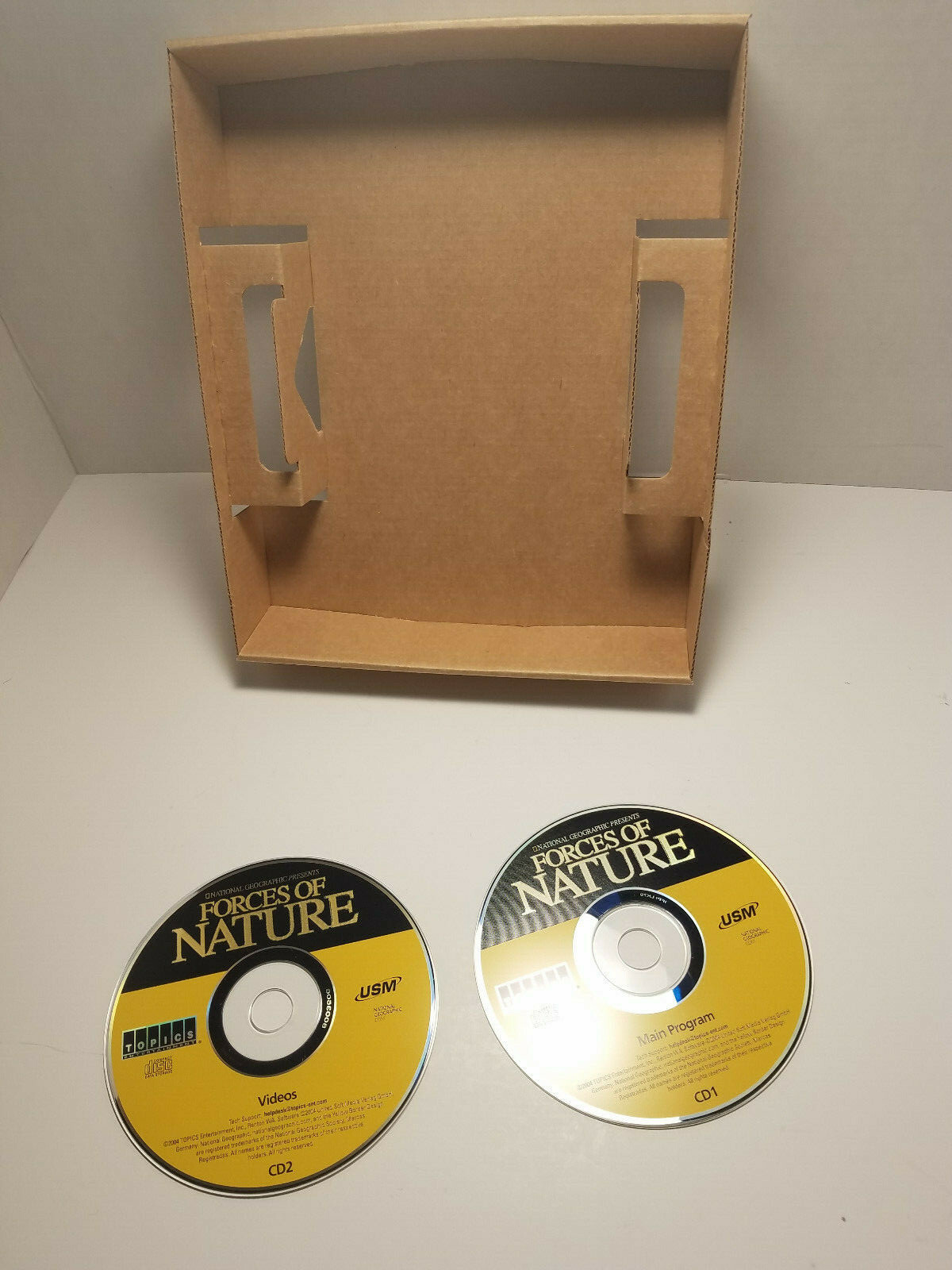National Geographic Forces of Nature PC CD Storms Volcanoes