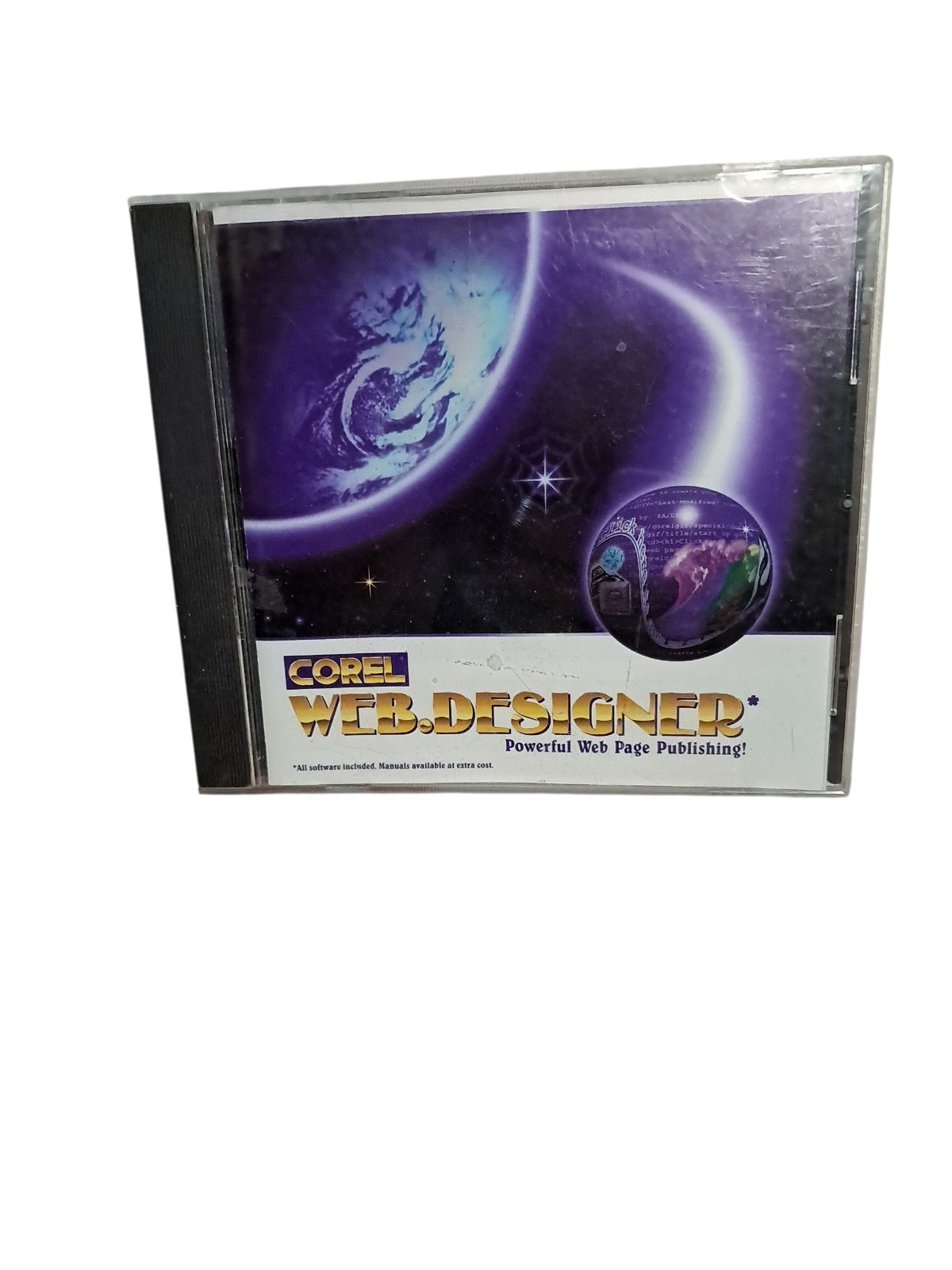 1996 Corel Web Designer – Powerful Web Page Publishing CD Rom