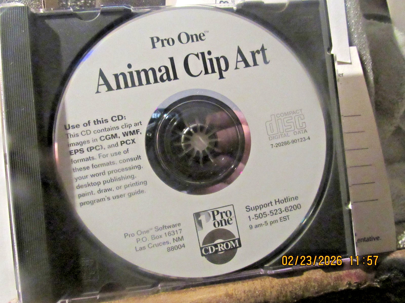 Vintage Animals Clip Art Windows PC CD-ROM Software New Pro One IBM