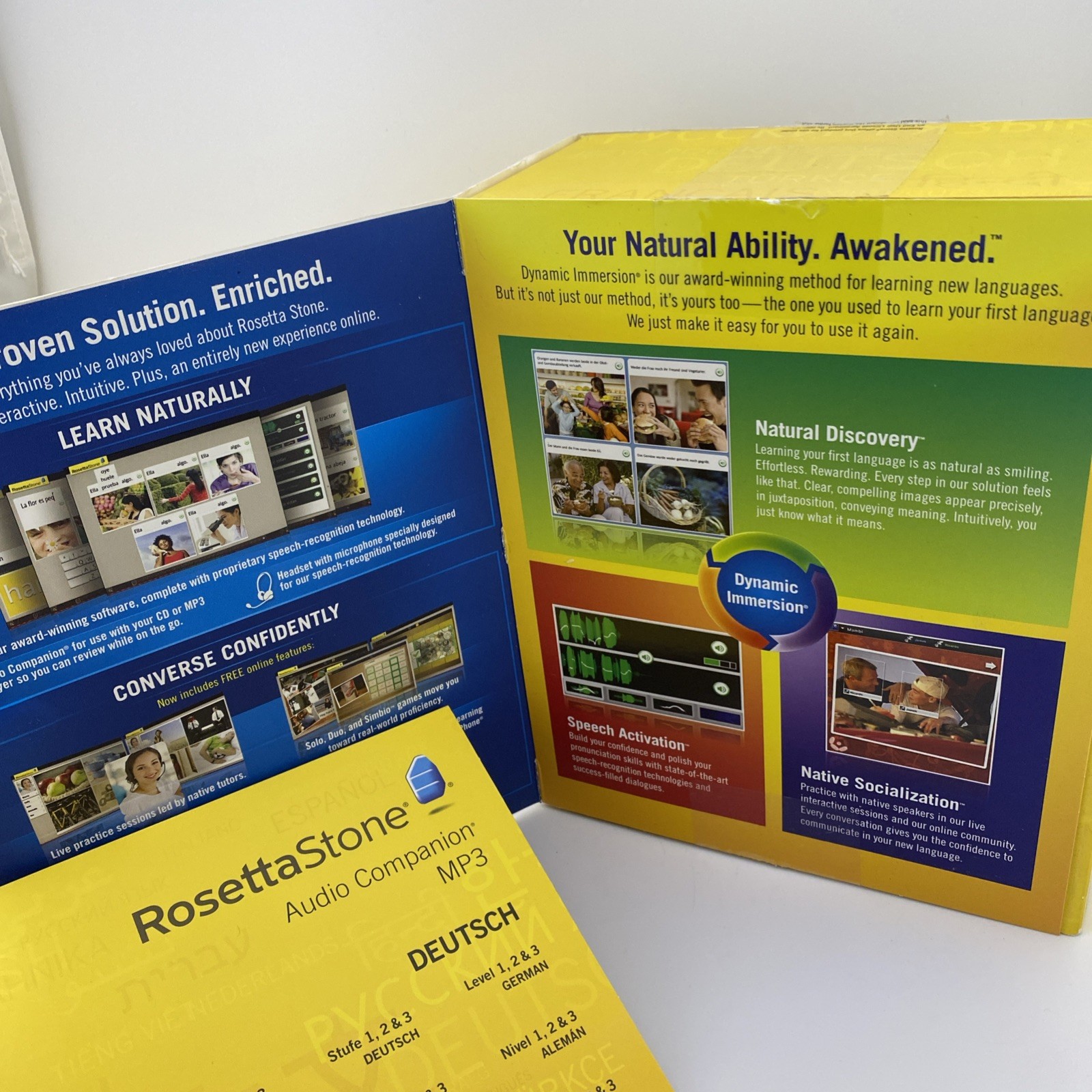Rosetta Stone V4 TOTALe: German Level 1-3 Set for PC, Mac No Headset