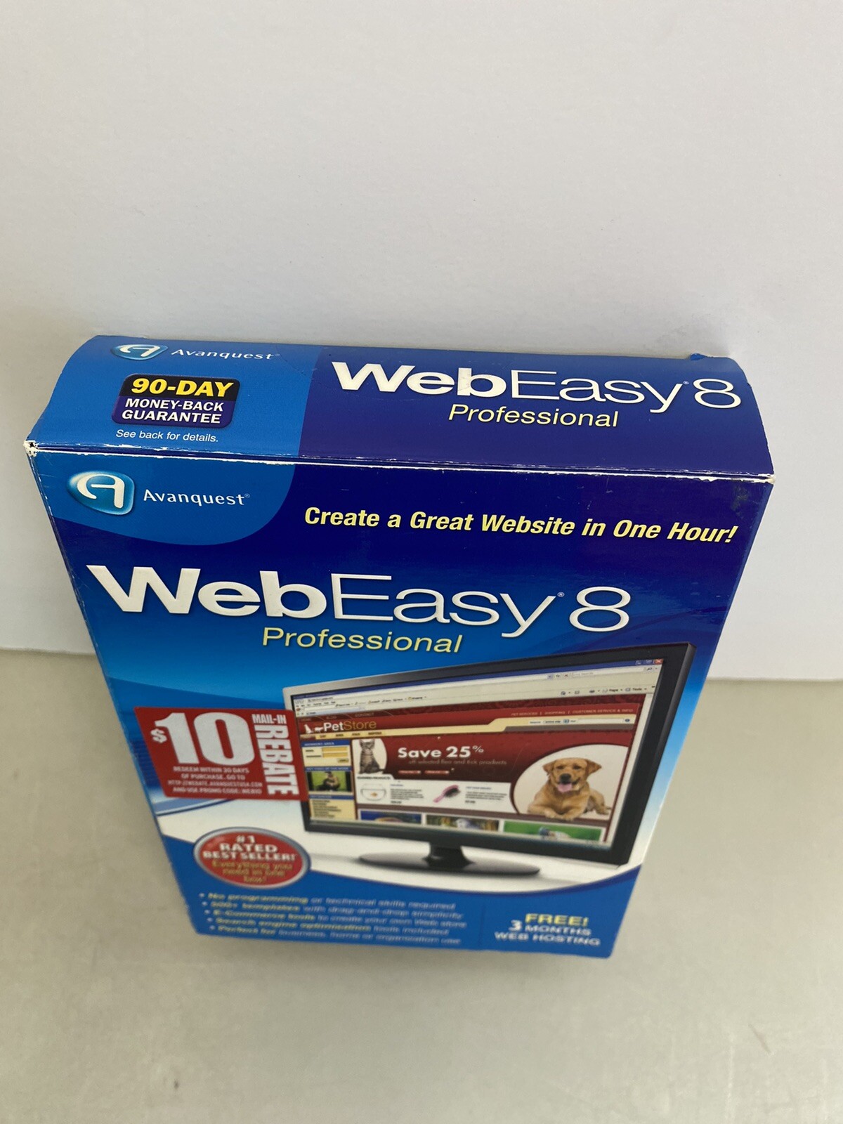 Avanquest WebEasy 8 Professional – Full Version for Windows. Sealed