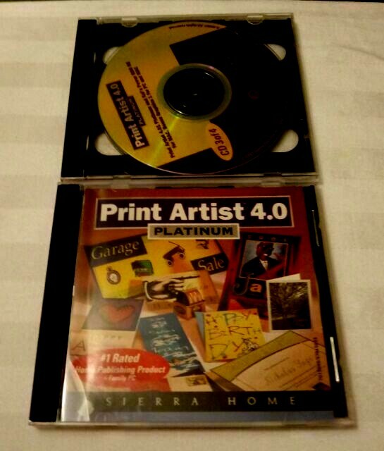 Print Artist 4.0 Platinum PC MAC CD text effects layouts graphic publishing #37