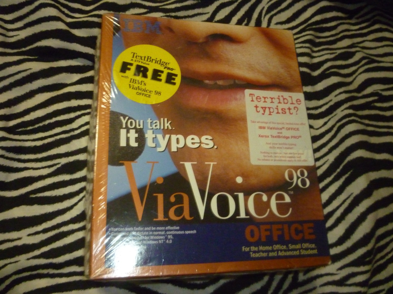 IBM ViaVoice Executive Edition 98 / Text Bridge Pro 98 – NEW!!!