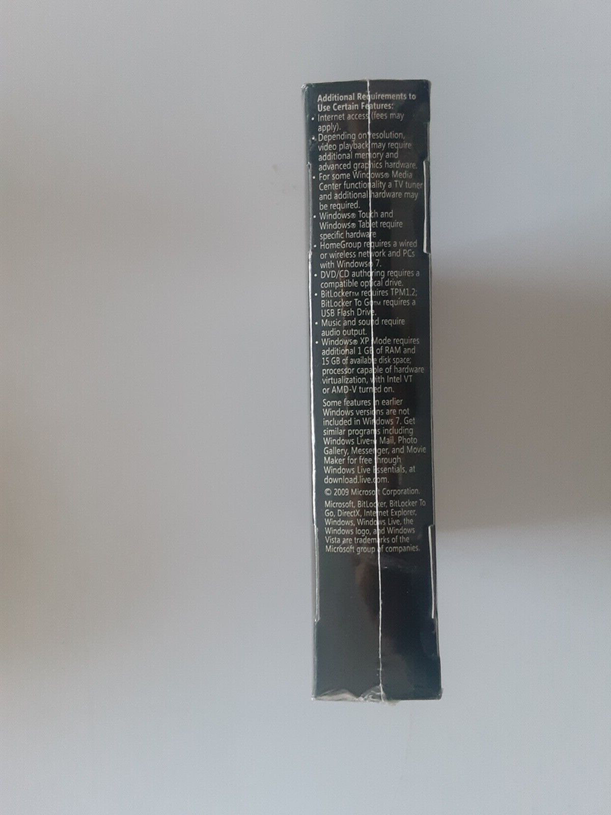 Microsoft Windows 7 Ultimate SKU-GLC-00181 Full Sealed Box 32 & 64-bit DVD