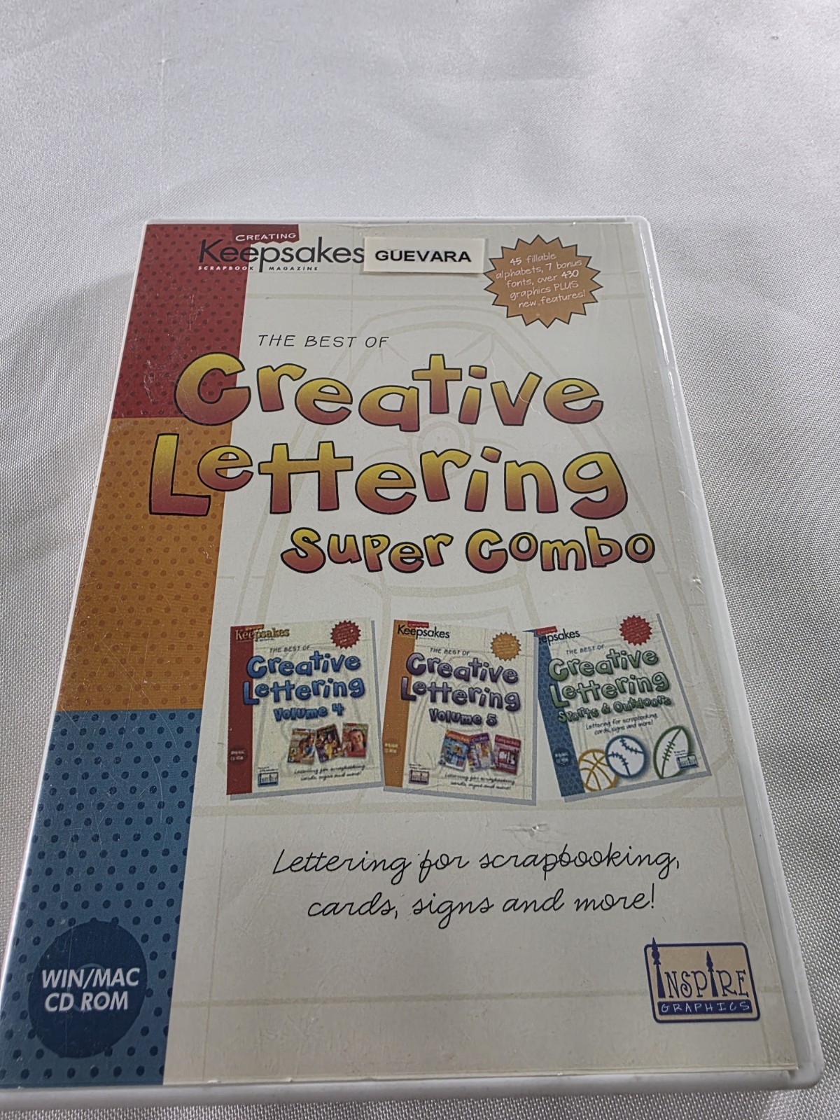 The Best Of Creative Lettering Vol. 1 By Creating Keepsakes Magazine CD-ROM