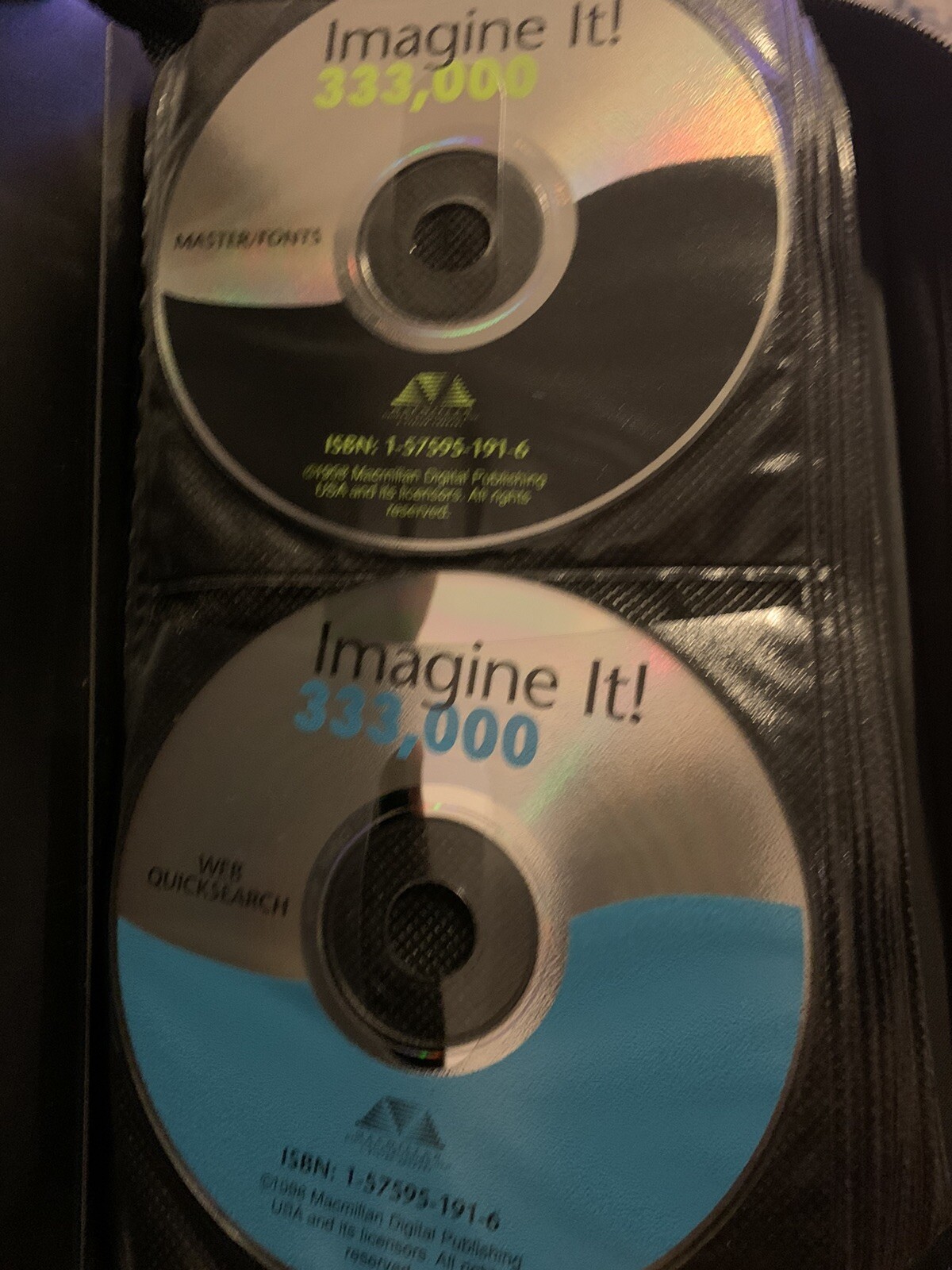 Macmillan Imagine It 333,000, 26 CDs Fonts Vectors Photos Bitmaps Web for Window