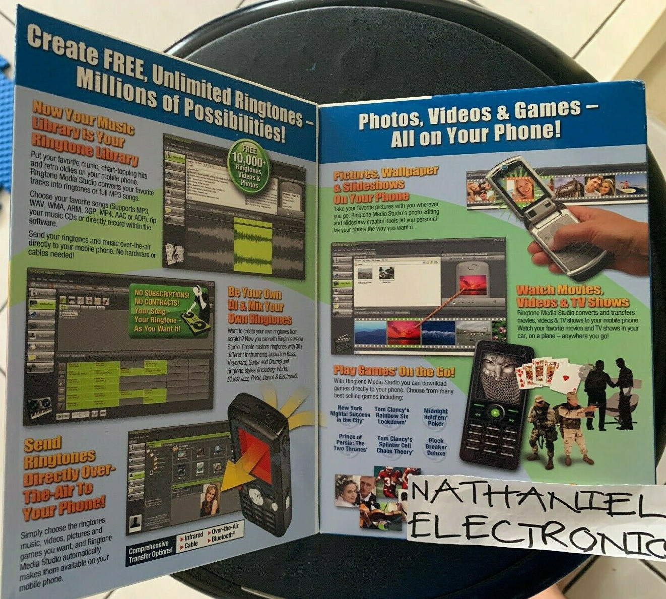 Avanquest Ringtone Media Studio version 3 Retail Box Create Free Ringtones NIB