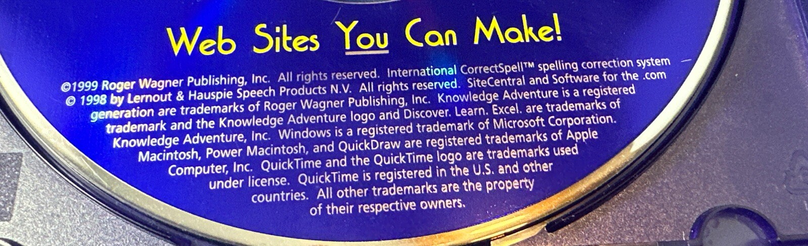Site Central Web Sites You Can Make Ver 1.0 Power Macintosh 1999 PC