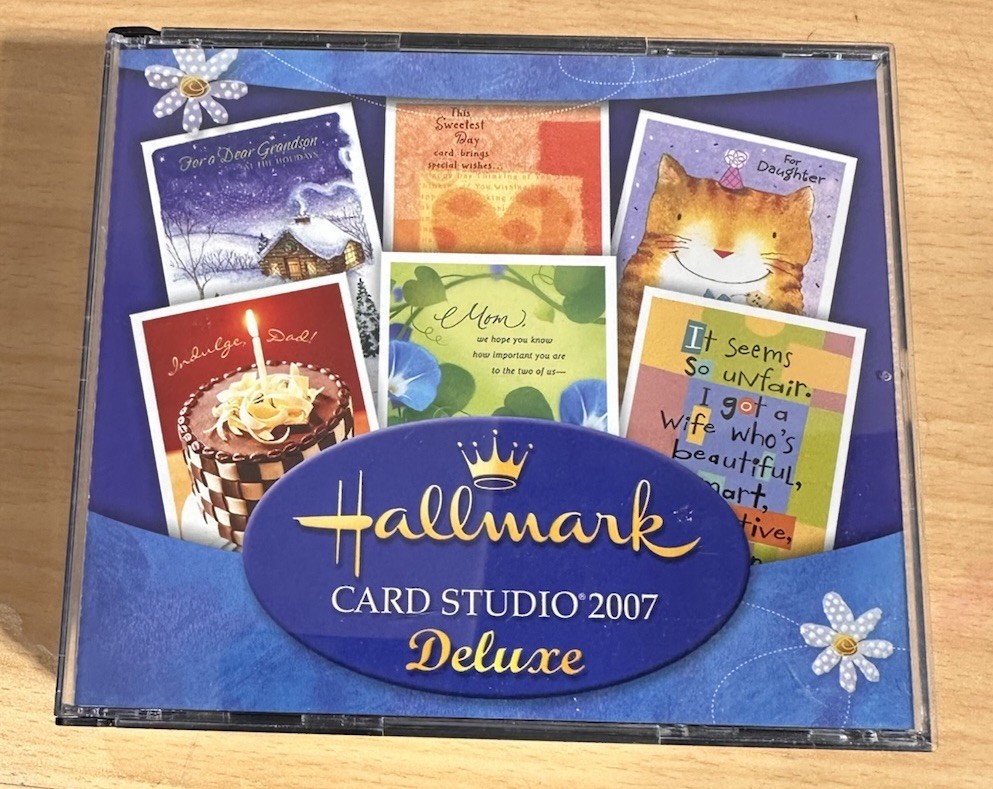 Hallmark Card Studio 2007, 2010, 2013 Deluxe Greeting Software Windows