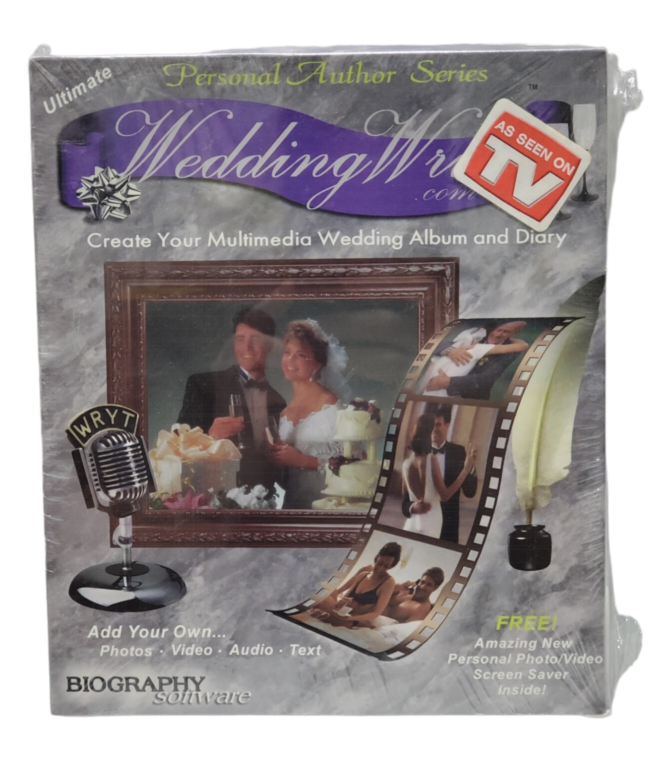 Vintage Biography Software Wedding Write Multimedia Wedding Album And Diary NEW