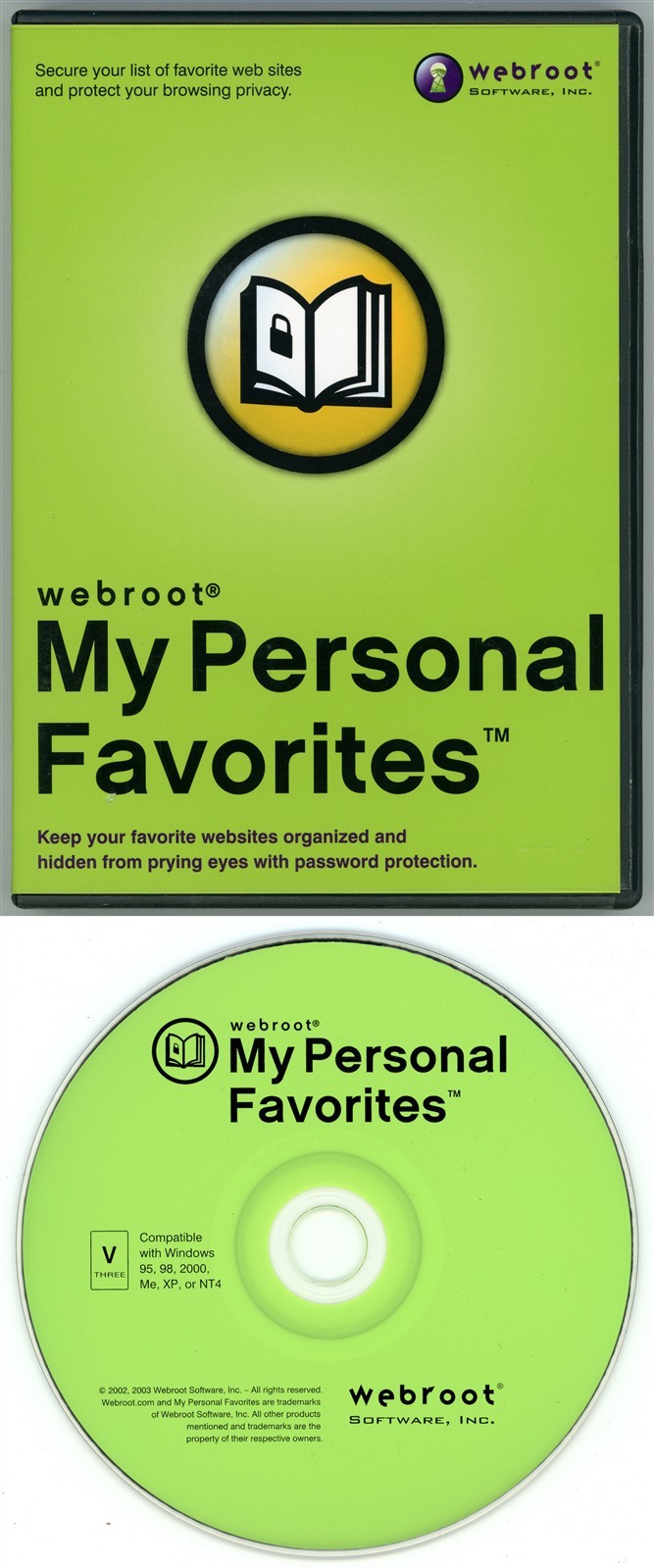 Webroot My Personal Favorites (PC, 2002)