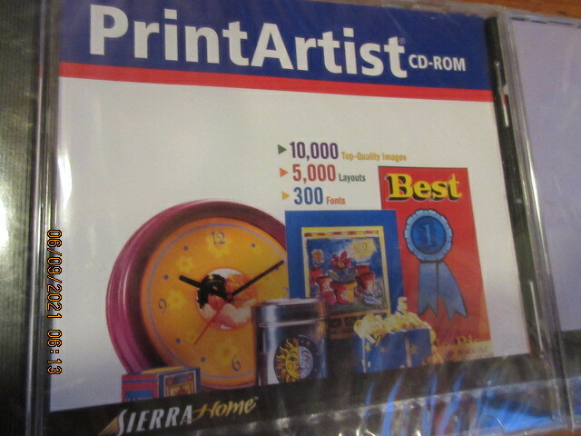 Sierra Print Artist (PC) NEW in Blister-Wrap