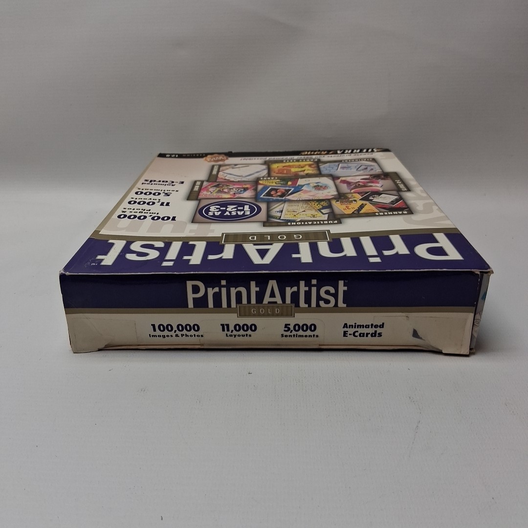 Sierra Print Artist Gold Vintage Computer Software Home Windows 95 Mac