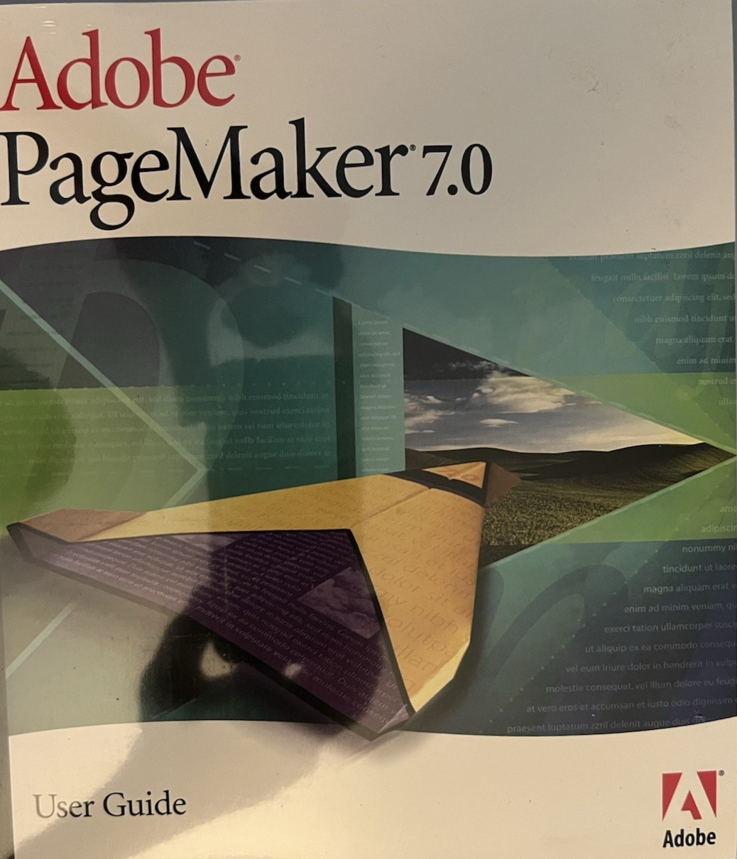 Adobe PageMaker 7.0 Upgrade Windows w/Serial No.