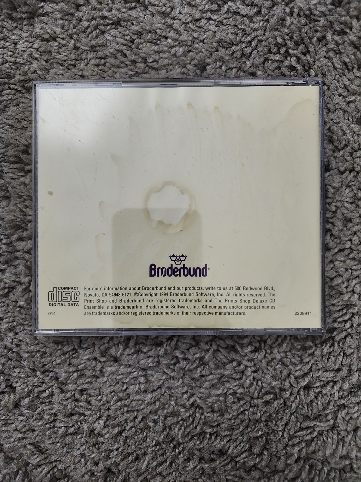 The Print Shop Deluxe CD Ensemble PC CD-ROM Broderbund 1994