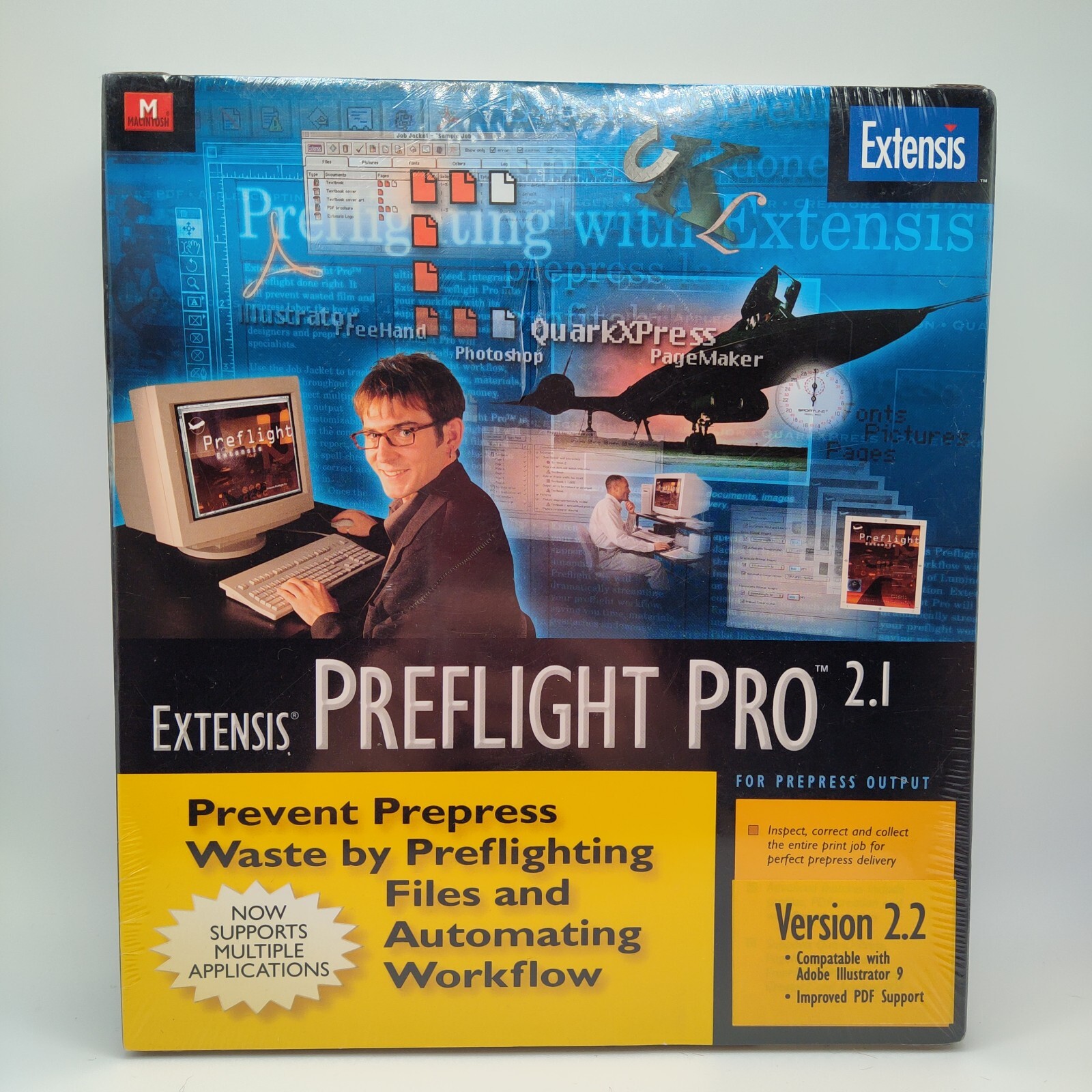 Rare Brand New Sealed 1988 Extensis Preflight Pro 2.1 Package Collectible