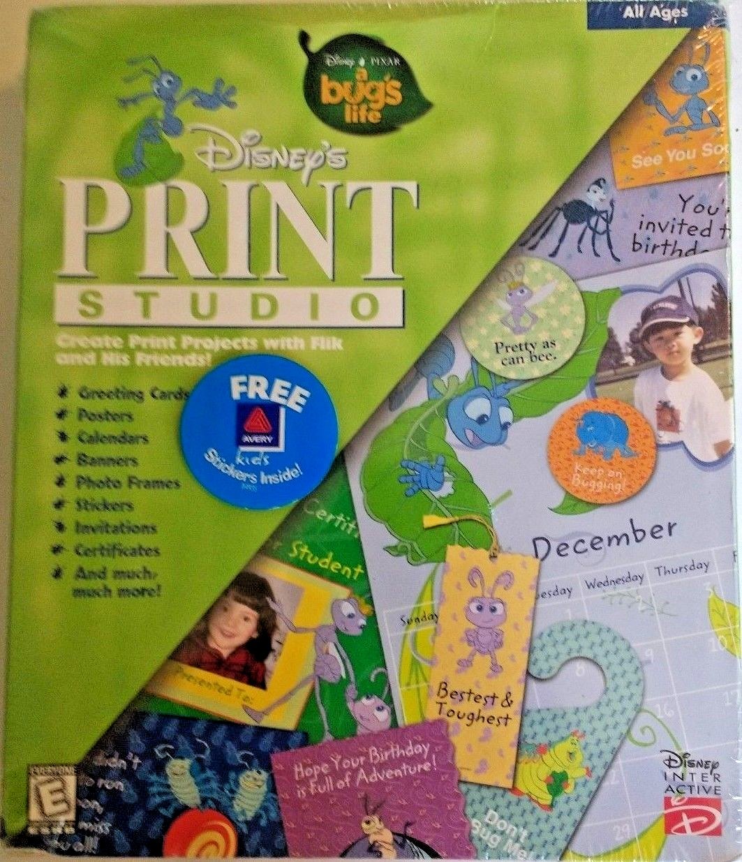Disney’s PRINT STUDIO a bug’s life