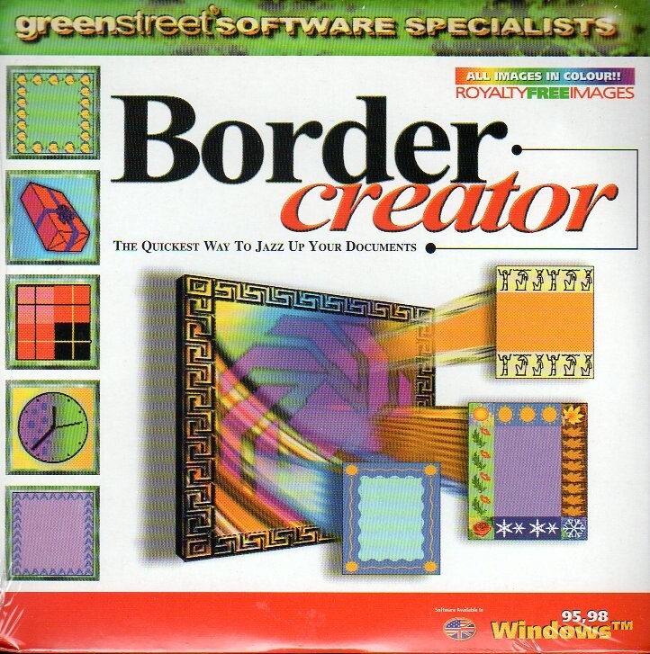 Border Creator CD-ROM for Windows – NEW CD in SLEEVE