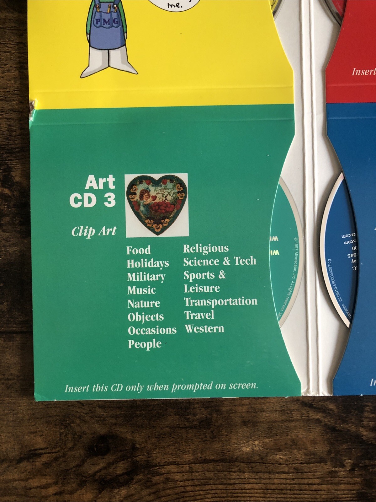 PrintMaster Platinum ‘97 6 CD’s (Program, Original, Clip Art, Photographs)