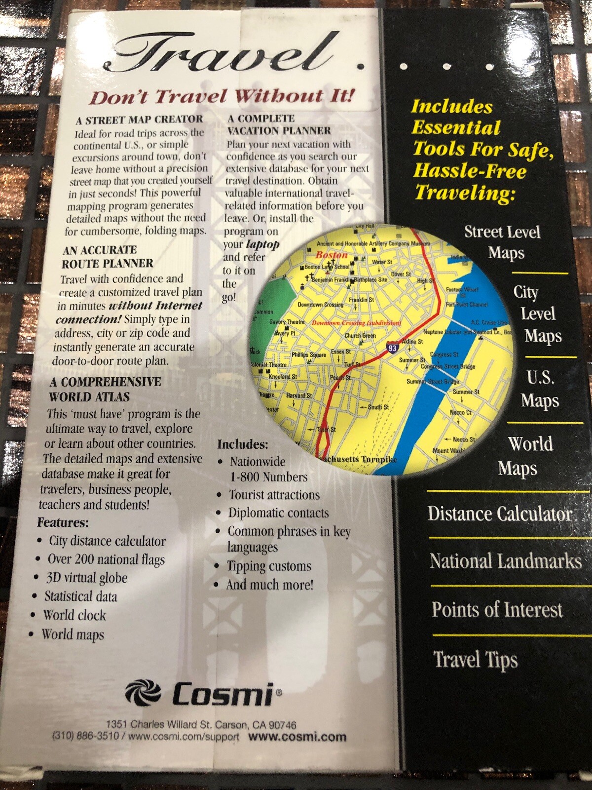 Cosmi Perfect Street Maps, Atlas & Vacation.