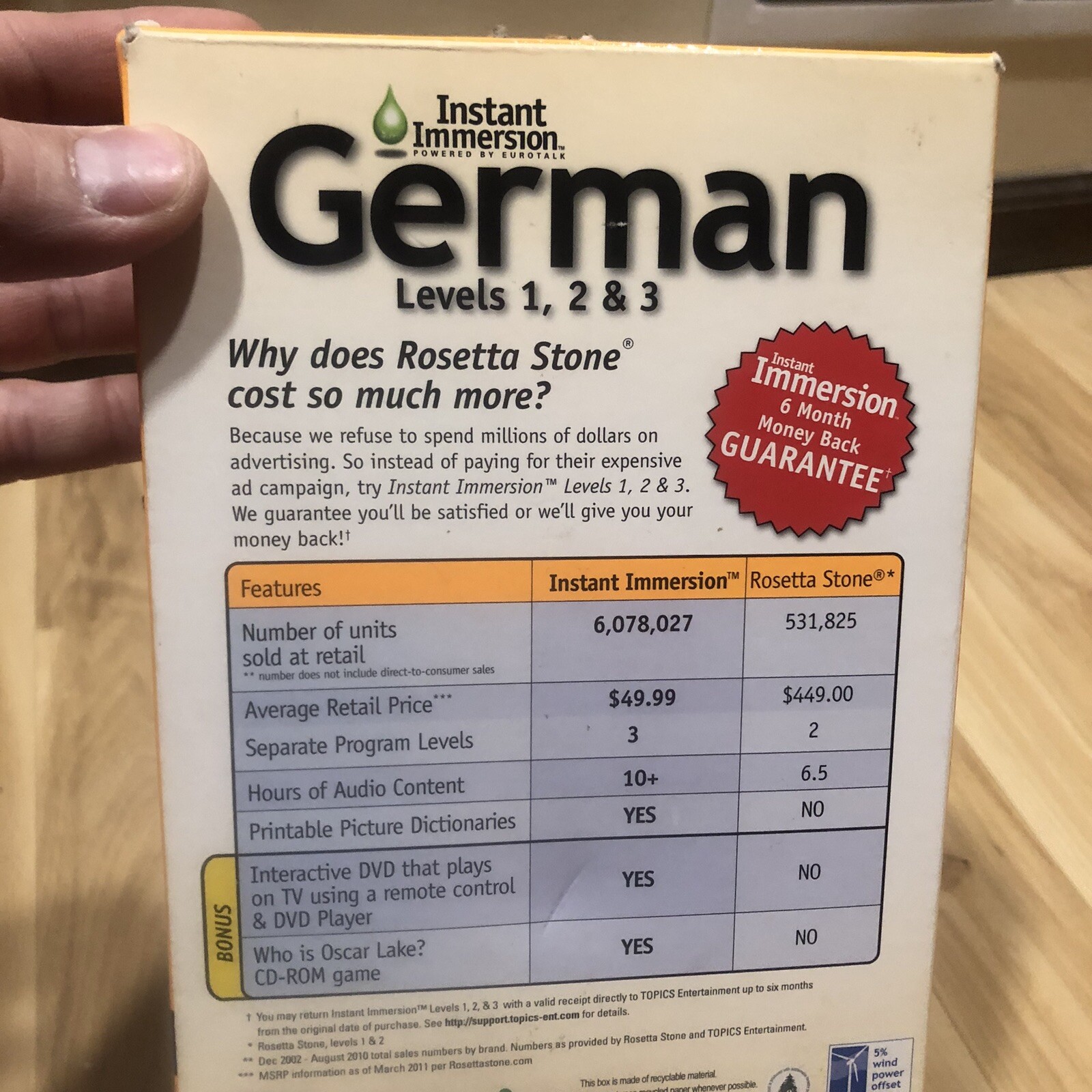 Instant Immersion Learn German For PC & Mac, Levels 1, 2, & 3 CD-ROM MP3
