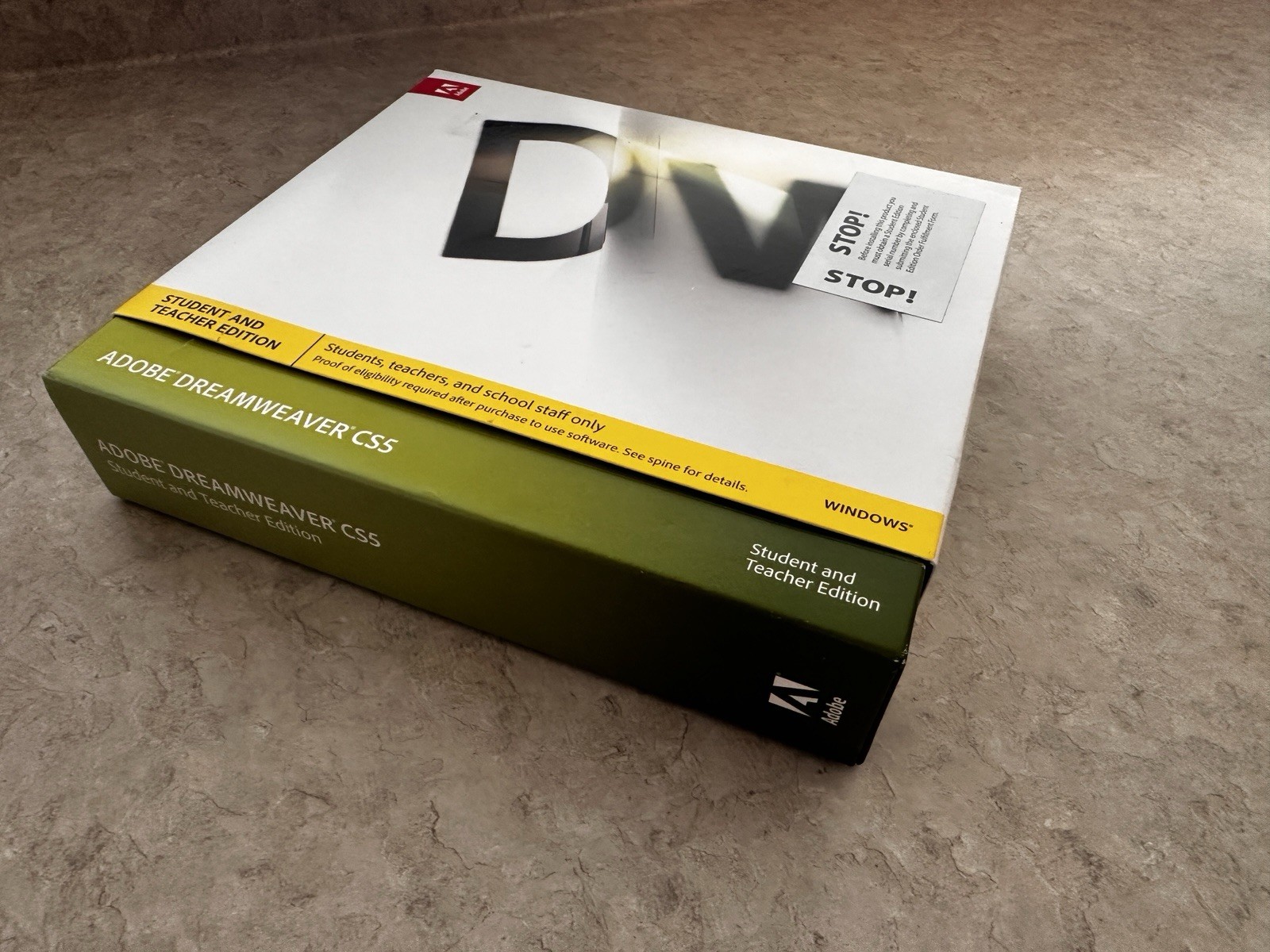 Adobe Dreamweaver CS5 – Student And Teacher Edition – READ DESCRIPTION