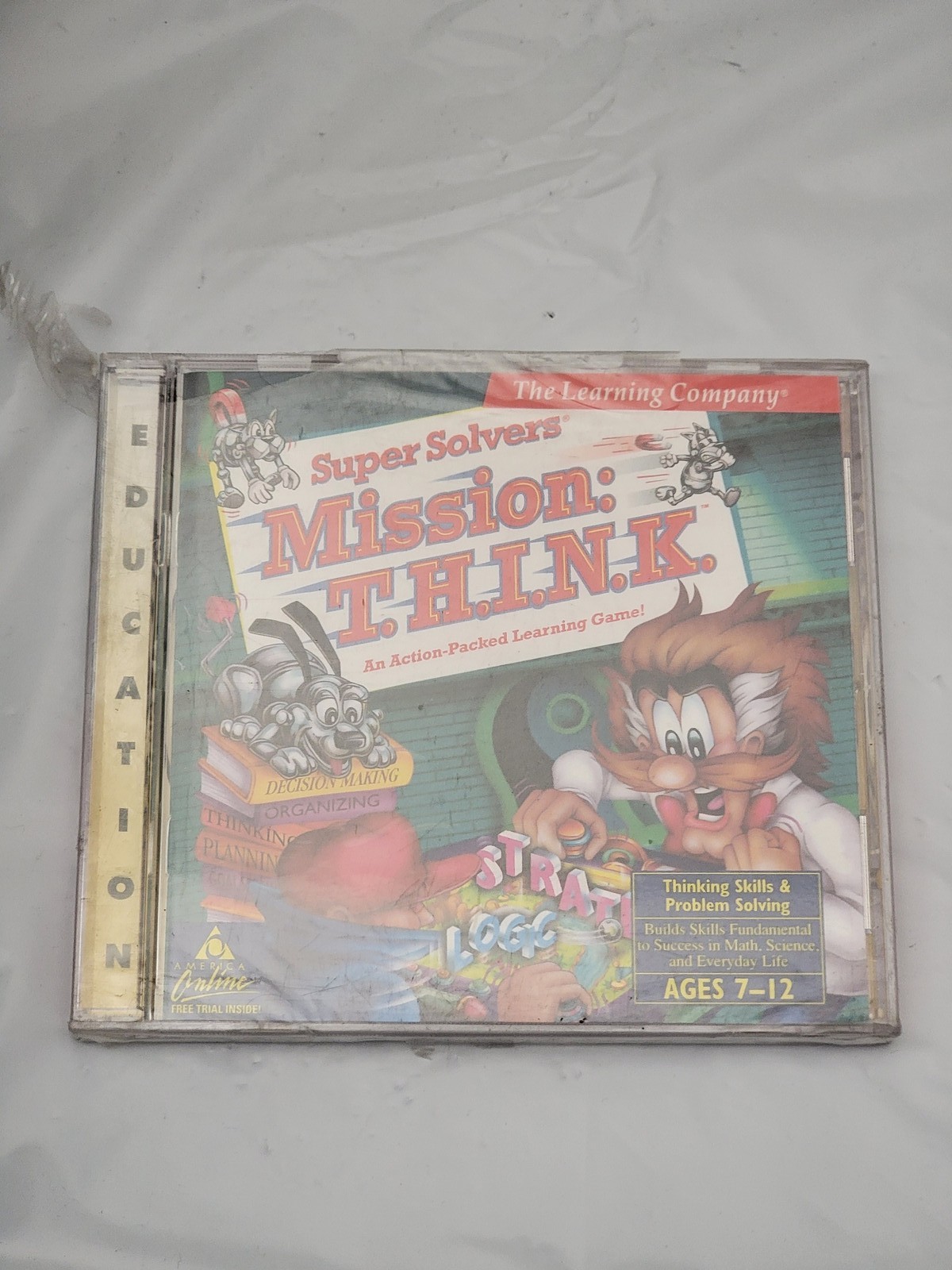 Super Solvers Mission: T.H.I.N.K. PC CD-ROM Educational Game Ages 7-12 NEW