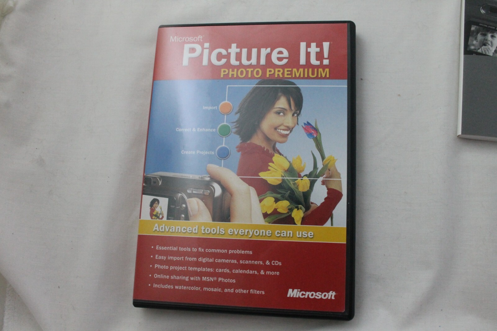 Microsoft Picture It! Photo Premium Version 7.0 For Windows XP 2000 ME 98 NEW