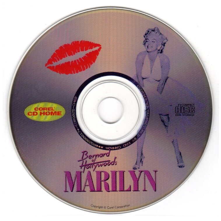 Bernard of Hollywood’s Marilyn (CD-ROM, 1995) for Win/Mac – NEW CD in SLEEVE