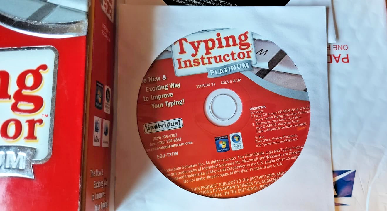 Individual Software Typing Instructor Platinum – USED VERY GOOD