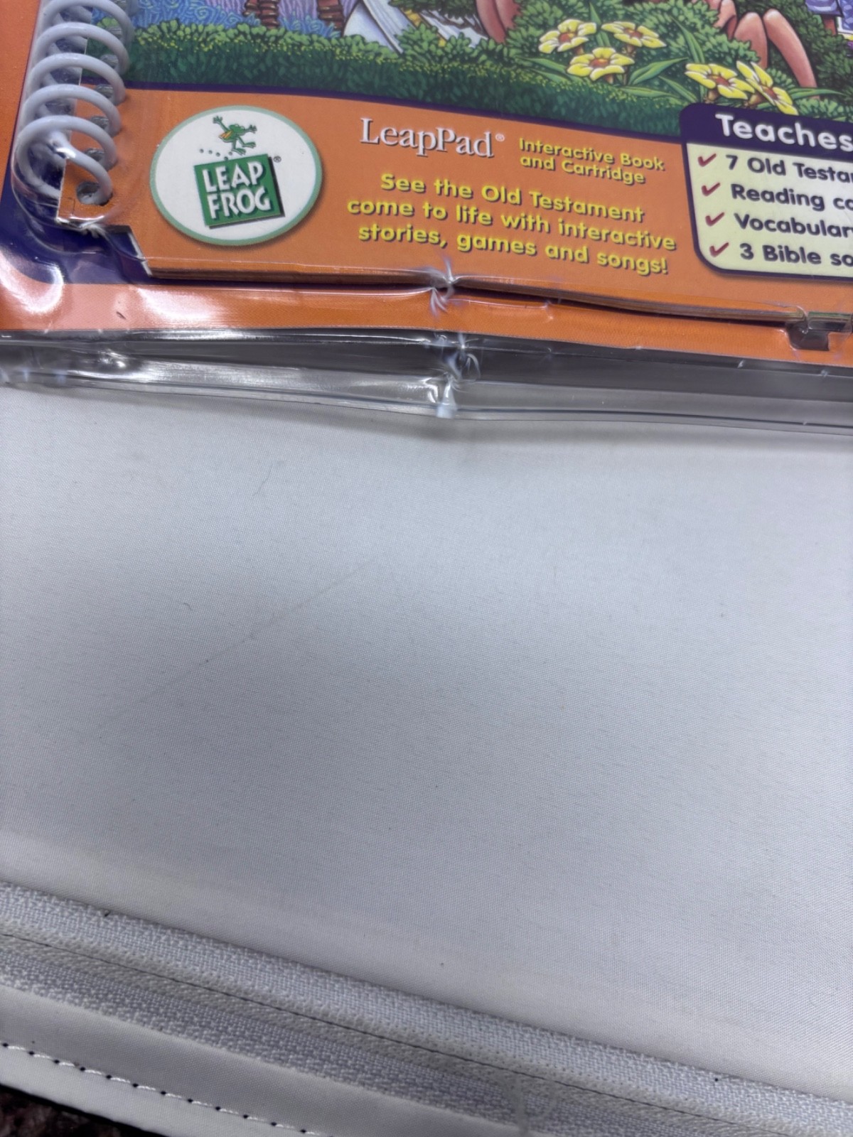 Leap Pad New READING Cartridge & Book SEALED Amazing Bible Stories LeapPad