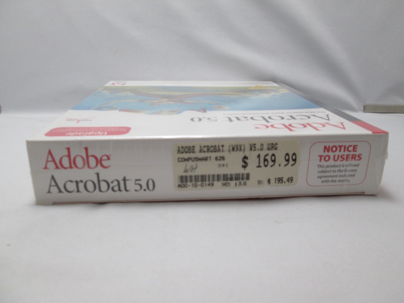 Adobe Acrobat 5.0 Update for Windows New Sealed in Box