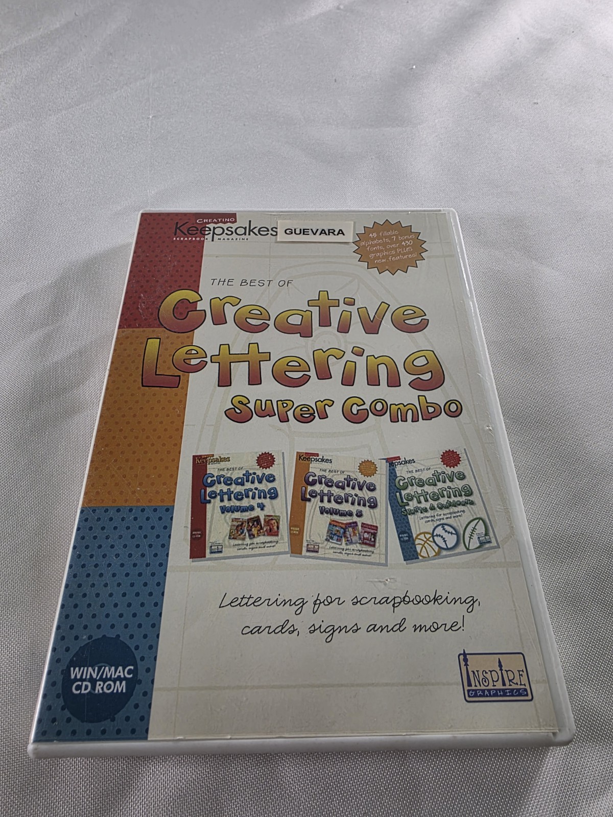 The Best Of Creative Lettering Vol. 1 By Creating Keepsakes Magazine CD-ROM